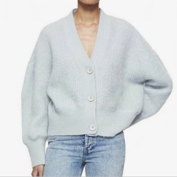 Anine Bing Sweaters - NWT ANINE BING Maxwell cardigan It blue light blue size L